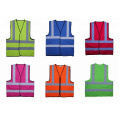 Best safety work vest with pockets for workers Safety high visibility neon straps small kids reflective safety vest